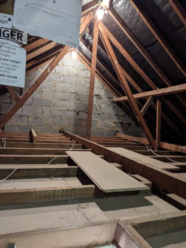 sagging roof