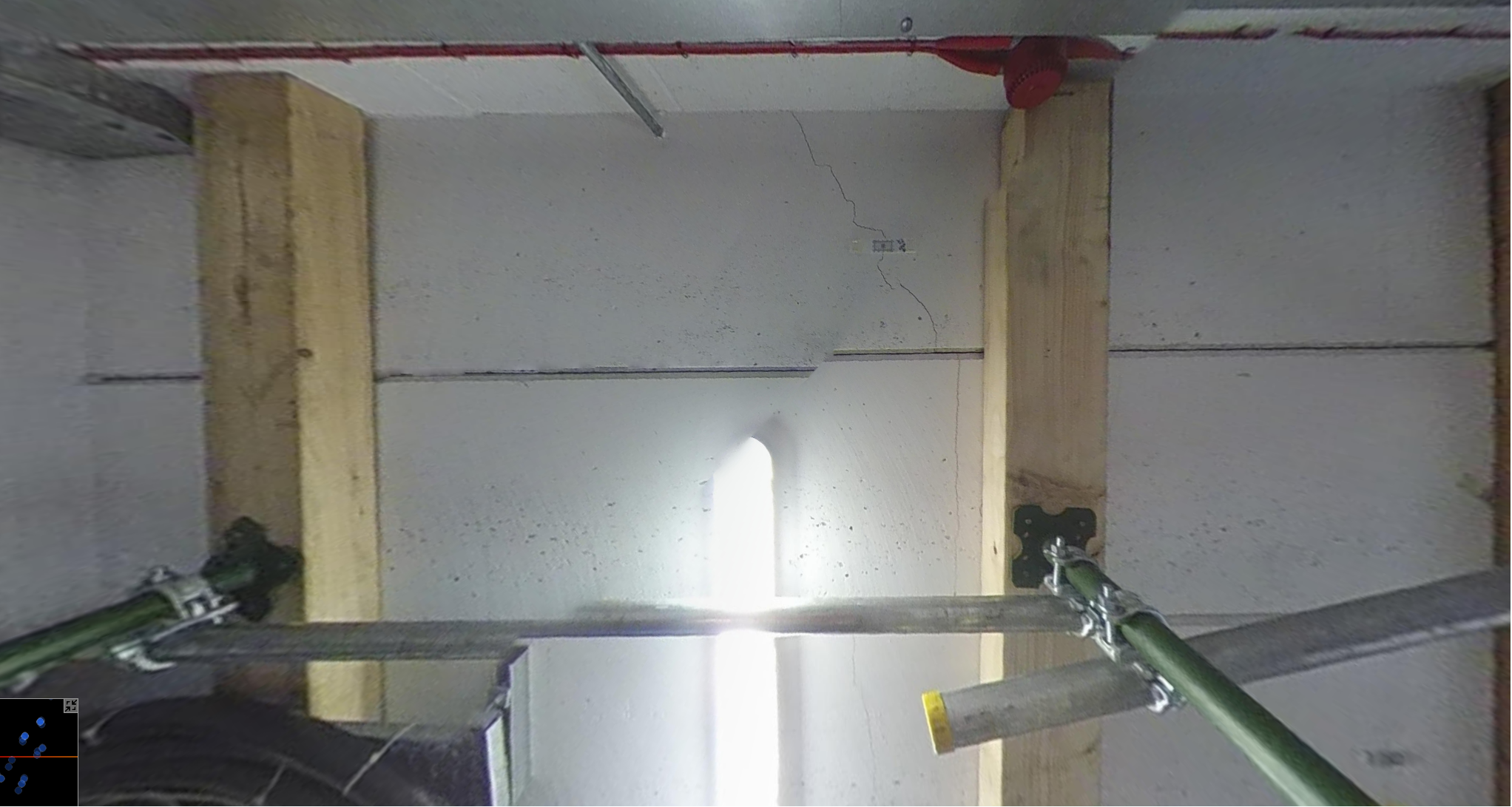 racc ceiling cracking